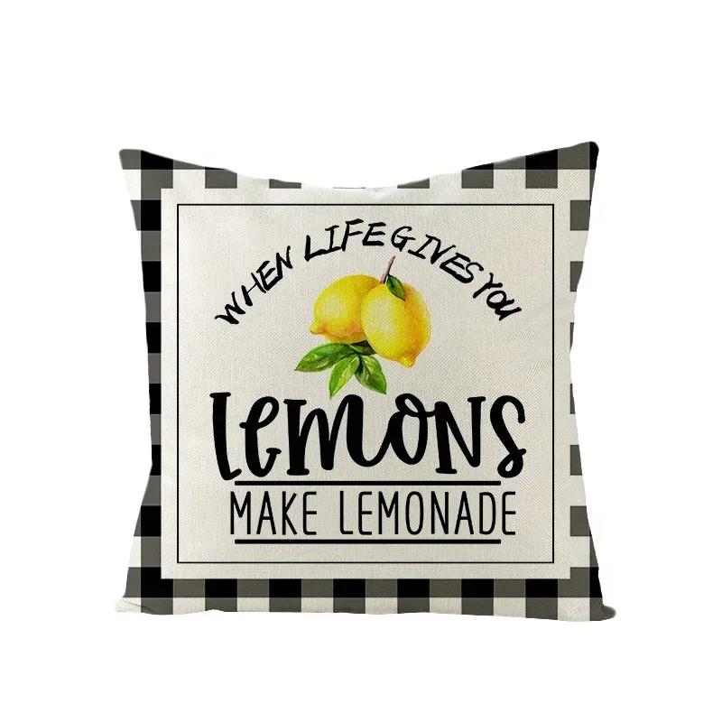 Summer Nordic Sunflower Print Pillow Case Home Decor for Sofa Pillow Cover / Cushion Covers Drop Shipping Hogar