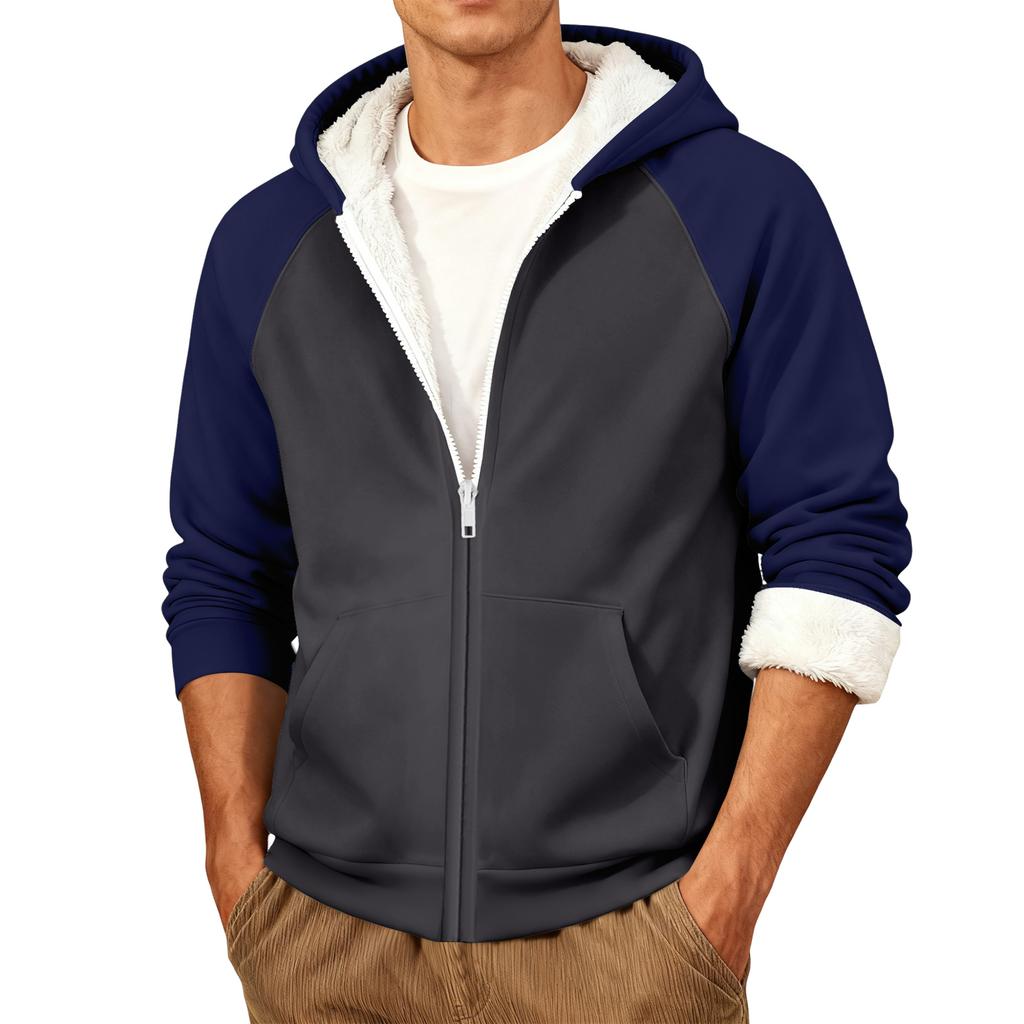 Men's Casual Warm Hooded Jacket