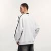 Li-Ning Comfortable Casual Simple Loose Round Neck Pullover Sweatshirt Unisex Sweatshirt Flower-Gray River-Stone-Gray AWDV397-2