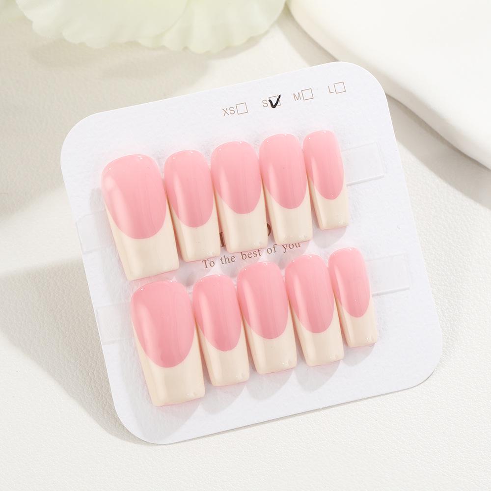 French-Style Whitening Wearable Classic Nail Art Tips