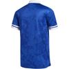 Adidas Aeroready Condivo 20 Versatile Fashion Color-Block Short Sleeve Soccer Jersey Men Tops Blue FT7258