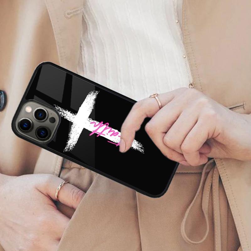 Jesus Christlicher Glaube Kreuz Magnetische Handyhülle Für APPLE iPhone 17 Air 16 14 13 12 Pro Max 15 Plus Kabellose MagSafe Hülle