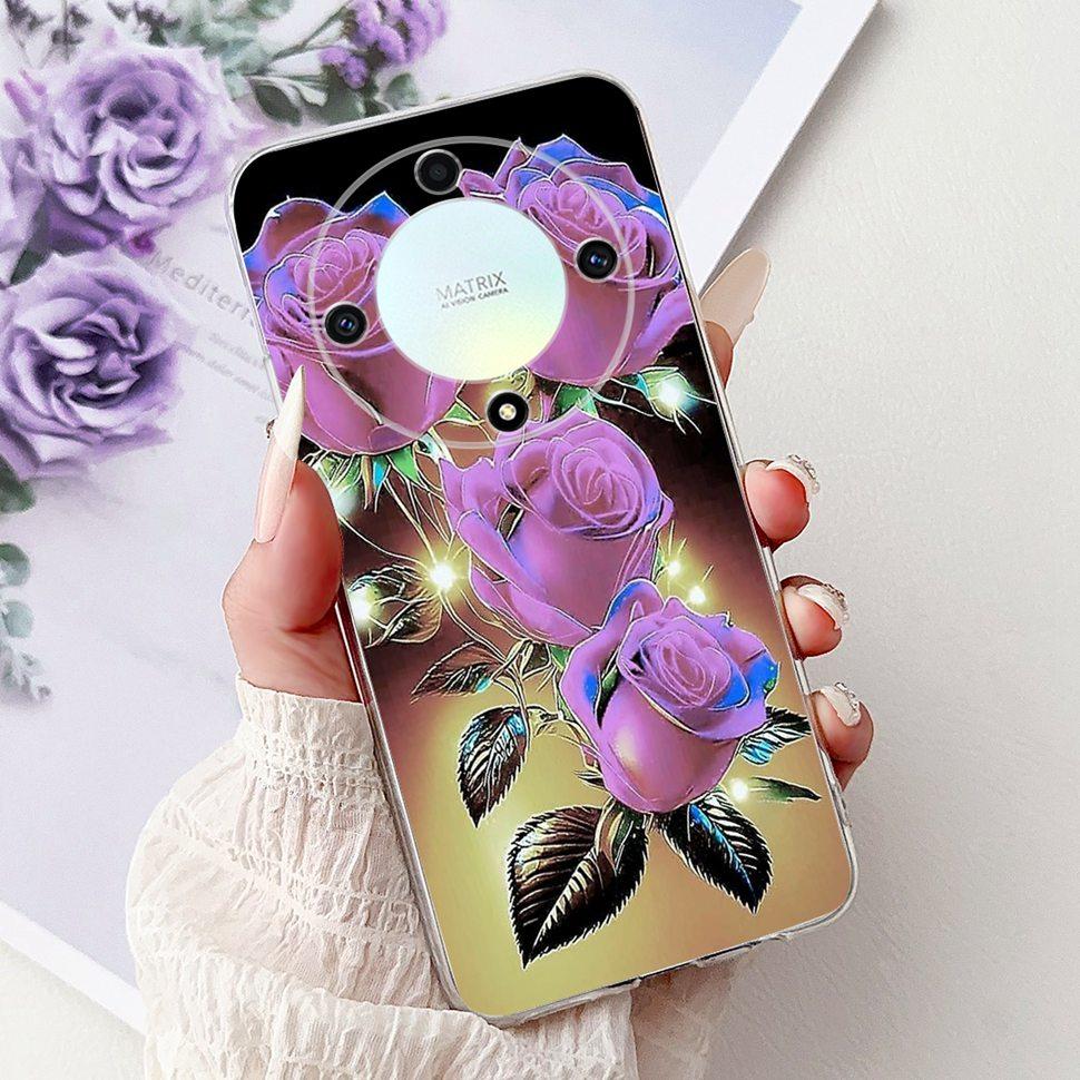 For Honor X9a 5G Case RMO-NX1 Beautiful Butterfly Soft Silicone Phone Cases For Honor X 9a X9a 2022 Back Cover Bumper 6.67"