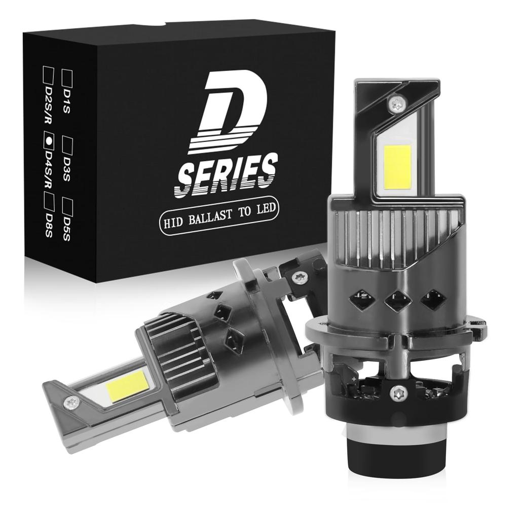 D4S LED Headlight, Compatible with Vehicle Inspection, D4R LED Pon, Explosive Light, 22,000 LM,