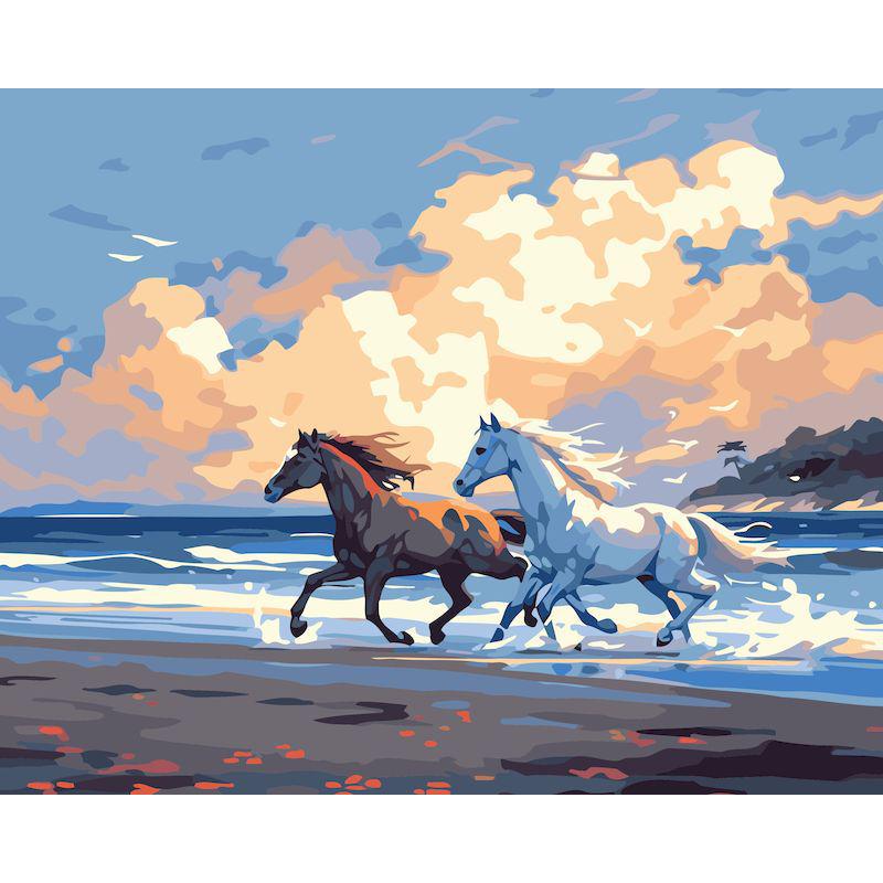 Frameless Digital Oil Painting for Entrance Hall - 40x50 Pigment Kit.