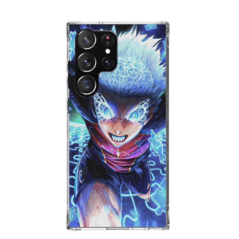 Blue Lock Isagi Yoichi Phone Case For Samsung Galaxy S22 S23 S24 S25 Ultra S21 FE S20 Plus S10 + S25 Edge Art Customized Coque