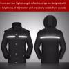 Raincoat and Rainpants Suit Bicycle Motorcycle Takeout Riding Reflective Full Body Weatherproof Same Style for Men and Women