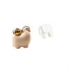 Miniature Ceramic Animal Statue Sculpture Collection Creative Home Decor Figurine with Nonslip Pads