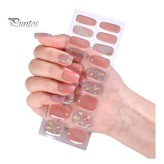 

УФ 3D наклейка для ногтей, полноцветный гель без следов, красивый легкий патч для ногтей для комфорта в течение всего дня C