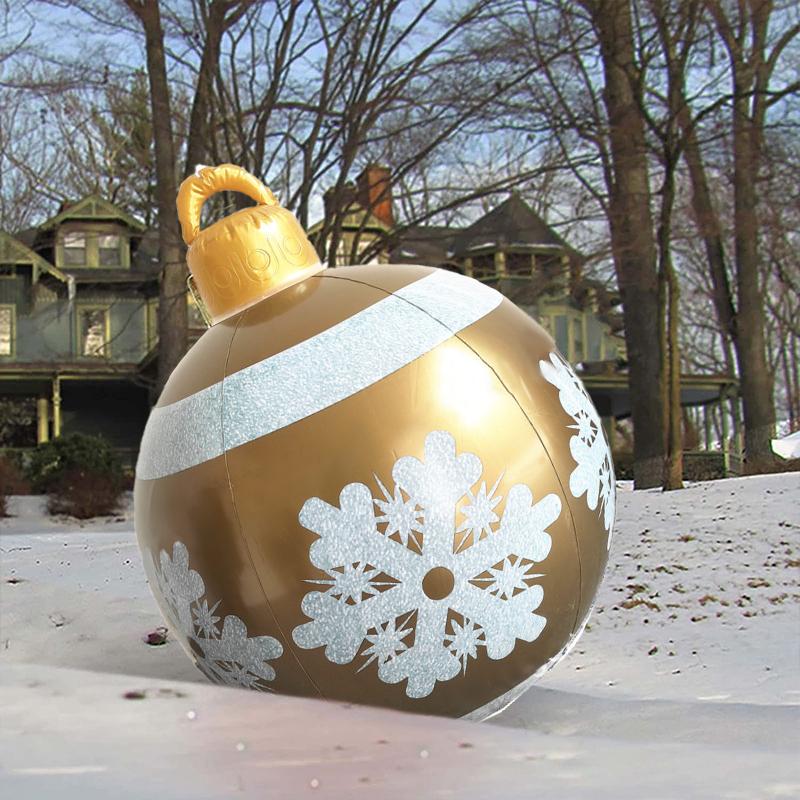 Christmas Toy Ball Outdoor Prints Festive Crafts Fun Balloon Inflatable Decoration