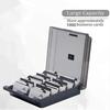 Business Card Box, 1000 Card Capacity Business Card Storage Box With A-z Index