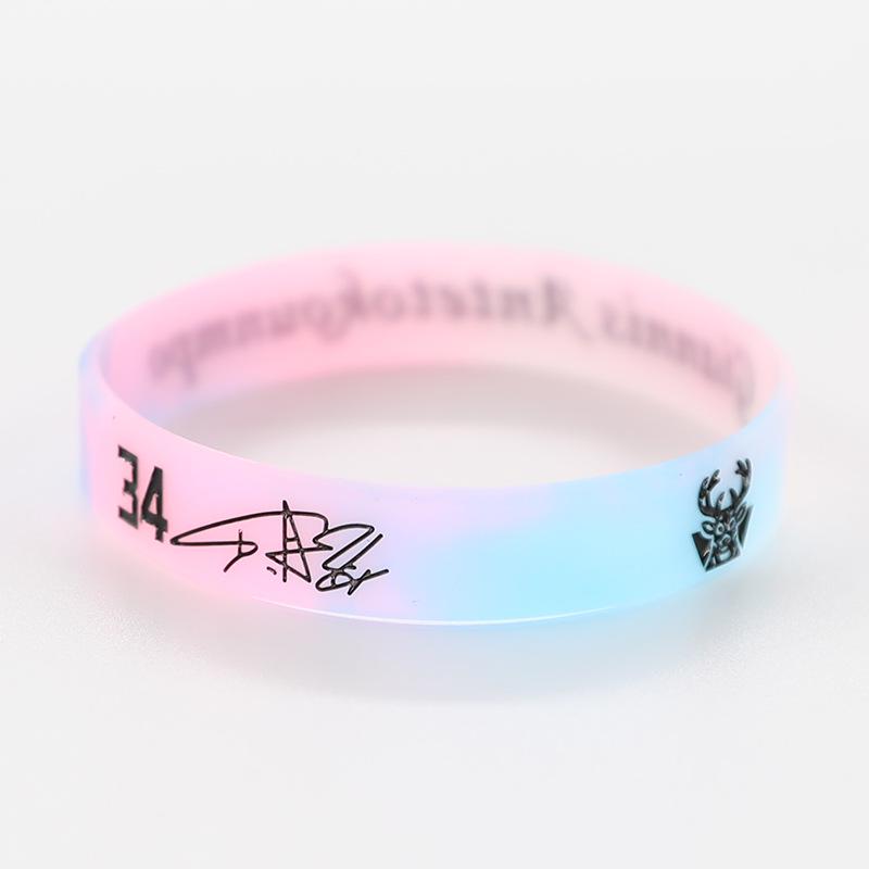 Thickened Luminous NBA Basketball Silicone Wristband: Harden, LeBron, Curry, Irving Edition