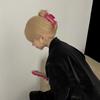 Vierkante Roze Grote Haaienklem Kruis Acryl Haarklemmen Hoofddeksel Meisjes