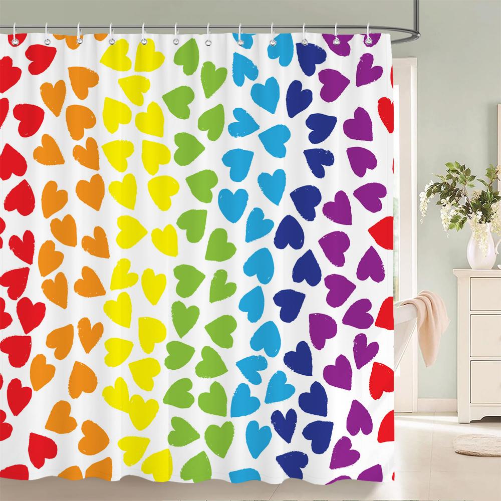 Flower Butterfly Girl Shower Curtain Waterproof Bathroom Lovely Woman Fairy Shower Curtain Polyester Cloth Home Decor Hook