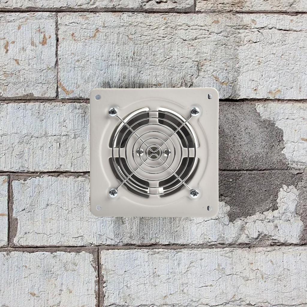 Compact 4 Inch Air Vent Exhaust Fan for Bathroom and Kitchen Use 25W Motor Ensures Fast Ventilation and Low Noise Levels