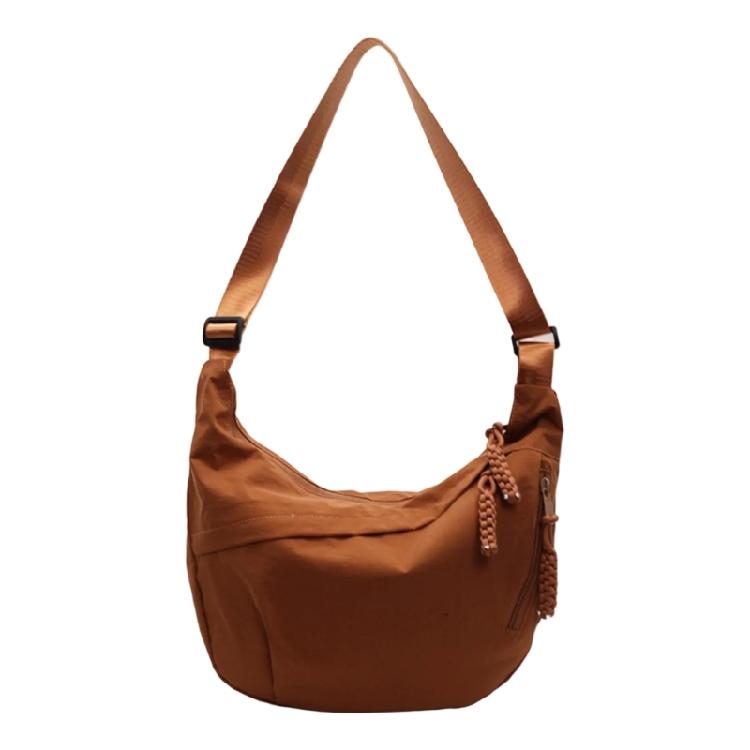 Crescent Bag for Women Men Crescent Shoulder Bag Retro Canvas Crossbody Bag Slouchy Corduroy Dumpling Bags Purses Gifts