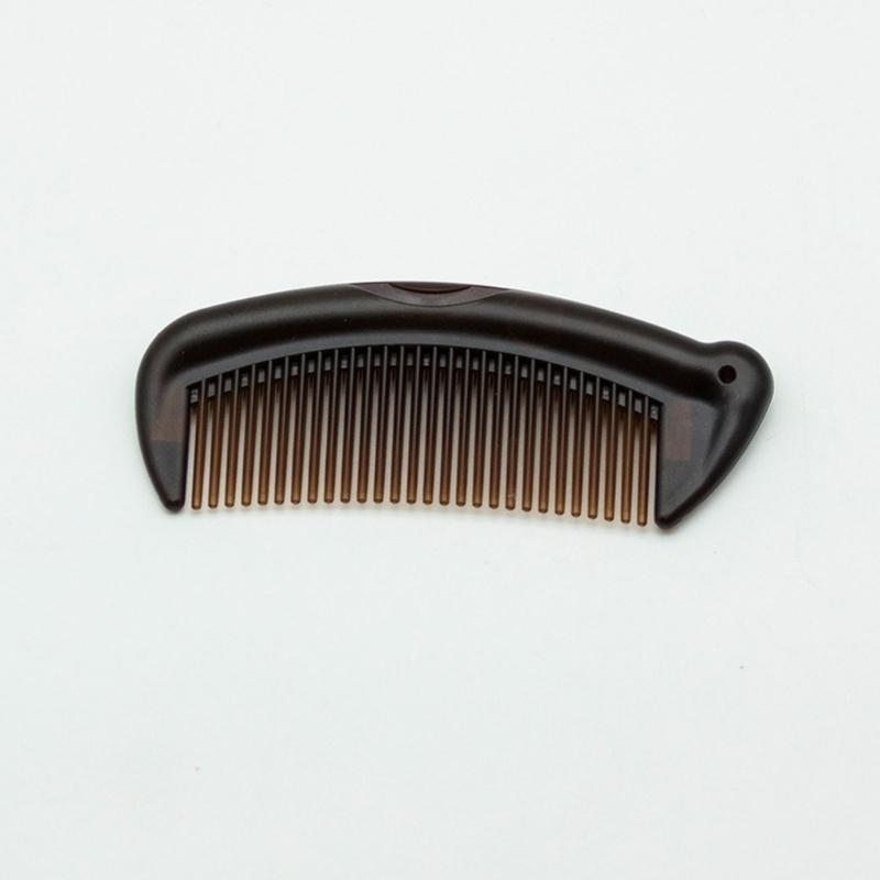 Innovative Hair Comb for Scalp Massage and Oil Reduction Portable Press Button Hairbrush for Travel and Home Use