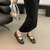 2025 Fashion New Mesh Upper Round Head Bow Tie Shoes for Women One Kick Outdoor Daily Commute Rhinestones Women's Flats