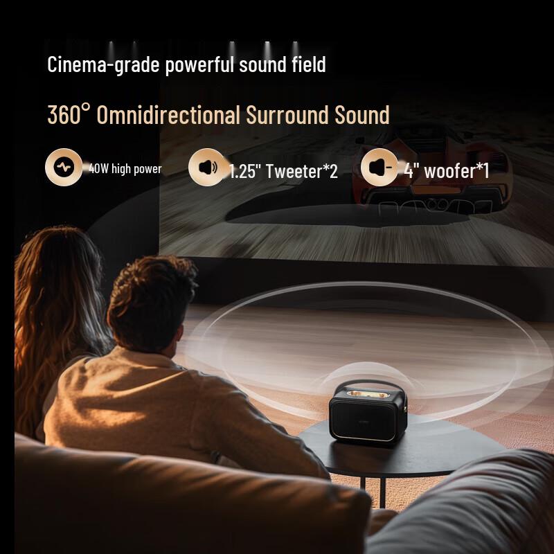 F&D RW40 Portable Bluetooth Speaker with Dual Microphones CN plug (adapter included)