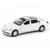 1/32 Benz Maybach S650 Car Model Toy Alloy Diecast Limousine Simulation Vehicles Sound Light Rubber Tire Toys Birthday Gifts for Boys