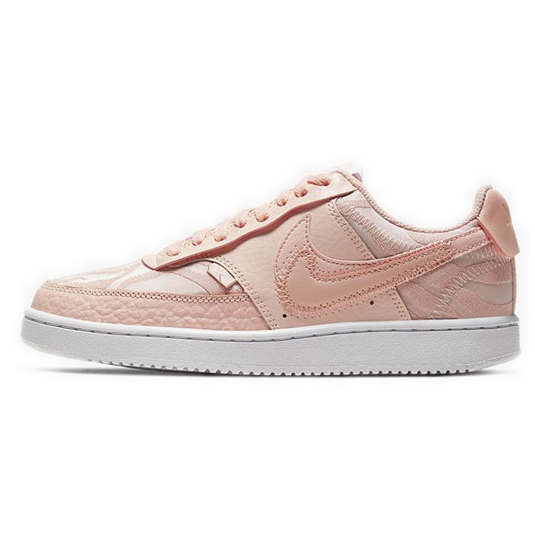 

Nike Court Vision Low Premium Коралловые женские кроссовки розово-белые CI7599-600