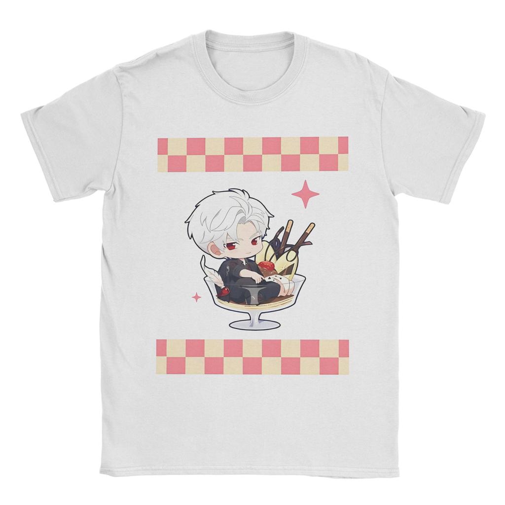Girl Dinner Sylus T Shirts Unisex Unisexs Pure Cotton Fun TShirt Round Neck Love and Deepspace Tee Shirt Tops Birthday Gift