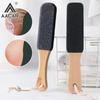 1Pc Hard Dead Skin Remove Bamboo Silicon Carbide Foot Rasp File Scrubber Grater Callus Pedicure Tool Exfoliating Tools