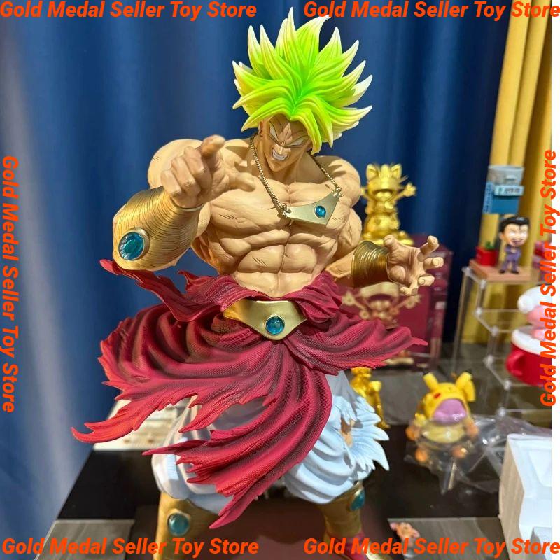 Dragon Ball Z Jt Statue Broly Figure Ssj3 Broly Super Saiyan Pvc Action Figures 50cm Collection Mode Toys Birthdaygifts