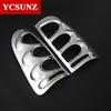 ABS Black Rear Lights Cover For Toyota Hilux Vigo 2005 2006 2007 2008 2009 2010 Accessories Car Tail Lamp Hood YCSUNZ