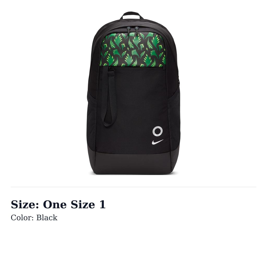 Nike Polyester Backpack Regular Unisex Black DA1431-010