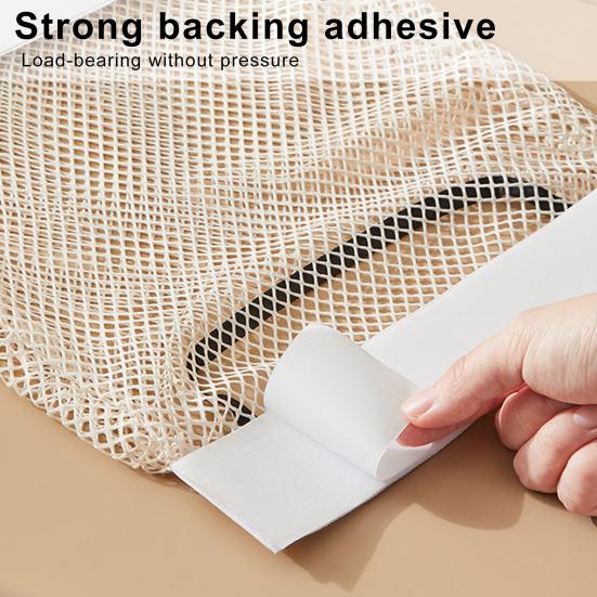 2/3Pcs Bag Breathable Storage Holders Grocery Plastic Wall-Mounted Trash Bag Holders