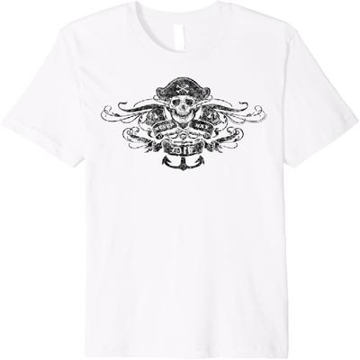 Never Say Die Piraten Premium T-Shirt