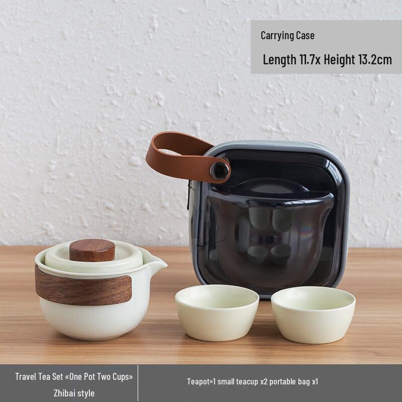 Портативный дорожный чайный набор из рудянской керамики Шанци