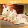 Charming Short Plush Unicorn Stuffed Animal Pillow Comfortable Bedside Support For Children