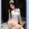 Stewardess Uniform Erotic Lingerie Sexy Costumes Flight Attendant Costume Sex Cosplay Anime Police Lingerie Bar Temptation