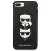 Etui Do iPhone 7 Plus Karl Lagerfeld Hardcase Saffiano Czarne