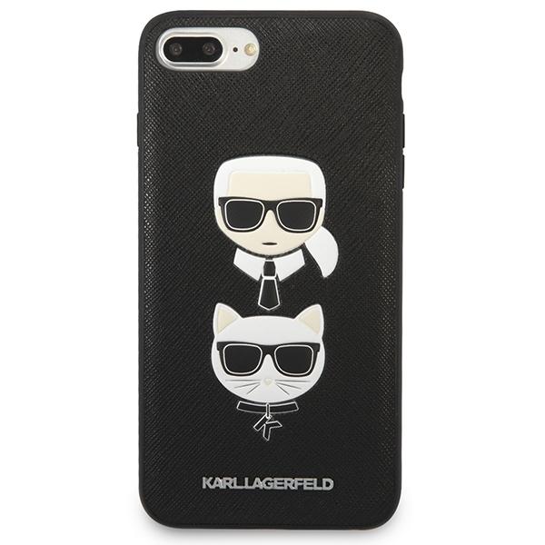 Etui Do iPhone 7 Plus Karl Lagerfeld Hardcase Saffiano Czarne