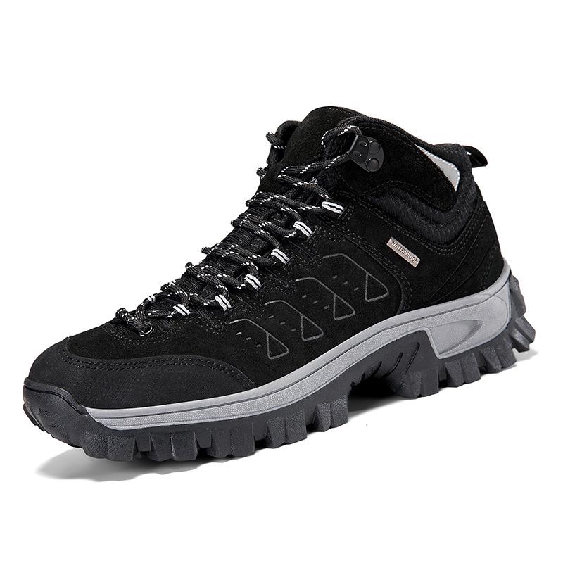 

Men s Ultra-Light Waterproof Mid-Top Hiking Shoes - Breathable, Durable, Anti-Slip Tactical/Desert Boots 38