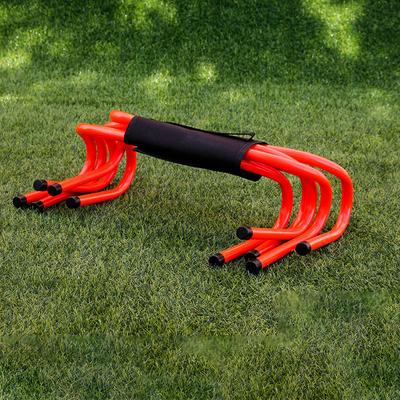 Accesorios de transporte de equipos de entrenamiento, vallas de almacenamiento de fútbol, ​​juego de tela de agilidad para llevar fútbol, ​​envoltorio de contenedor