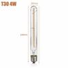 Vintage Retro T30 E27 LED COB Filament Light Bulb 2W 3W 4W 5W 6W 7W 8W Warm White Lamp 220V For Home Bar Decoration Lighting