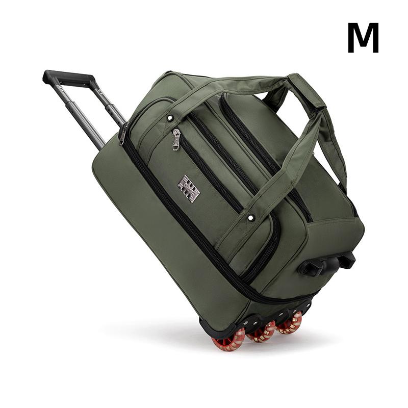 Reisetasche mit Rollen aus Oxford-Stoff, extragroß, faltbar, Reisetasche mit Rollen, Unisex, Reise-Aufbewahrungstasche