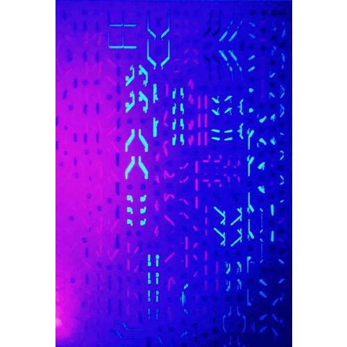 Fluorescent!! HG RG MG PG RE HiRM Robot MS Detail-Up Water-Transfer Decals (for MG 1/100 Wing Gundam Zero EW Ver.Ka)