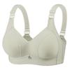 Sujetador inalámbrico de talla grande para mujer, transpirable, cómodo, push-up, copa fina, sujetador liso, sin imanes, moldeador, figura más llena, ropa interior de soporte