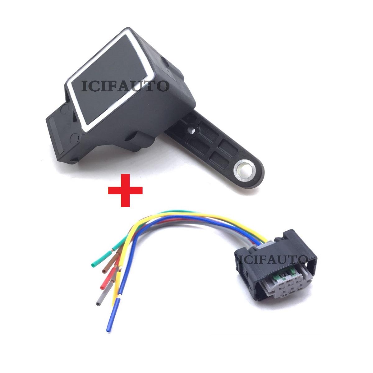 

37146755045 Rear Right Xenon Headlight Level Sensor+Pigtail Connector for BMW x5 (E53) 2001-2006 ESS/BM/010A 37 14 6 755 045 Sensor-Connector