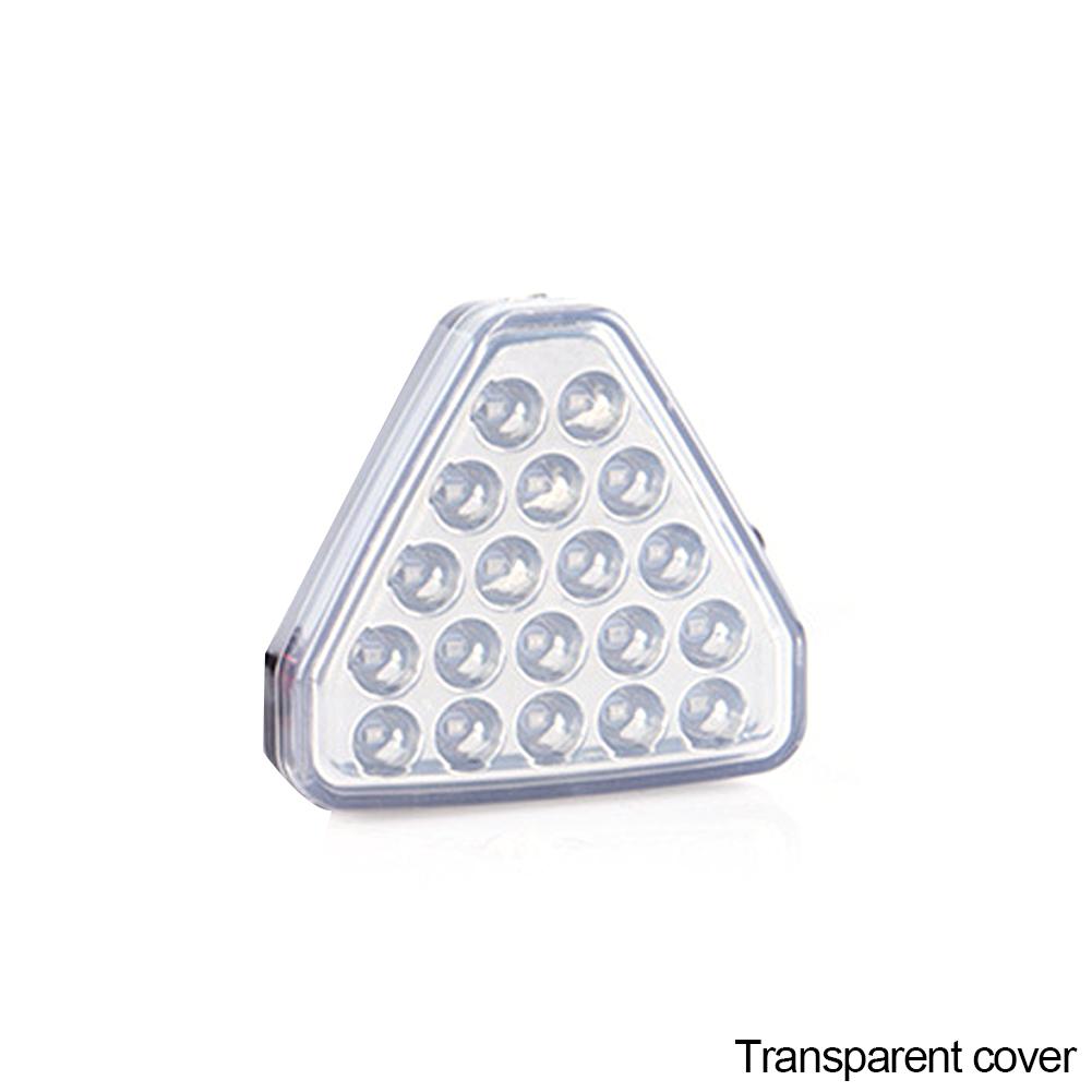 12V Car F1 Style Triangle Red LED 3rd Rear Bumper Tail Stop Strobe Light Universal Car Center Brake Lights Accessories