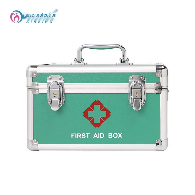 Aibaihu 12-inch Outdoor Aluminum First Aid Kit (Empty) 12-inch