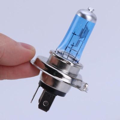 2025 New 2Pcs Car Truck Headlight Fog Lamp Bulb 12V H4 55W White LED Halogen Bulb Replacement Car Lighting Accessories