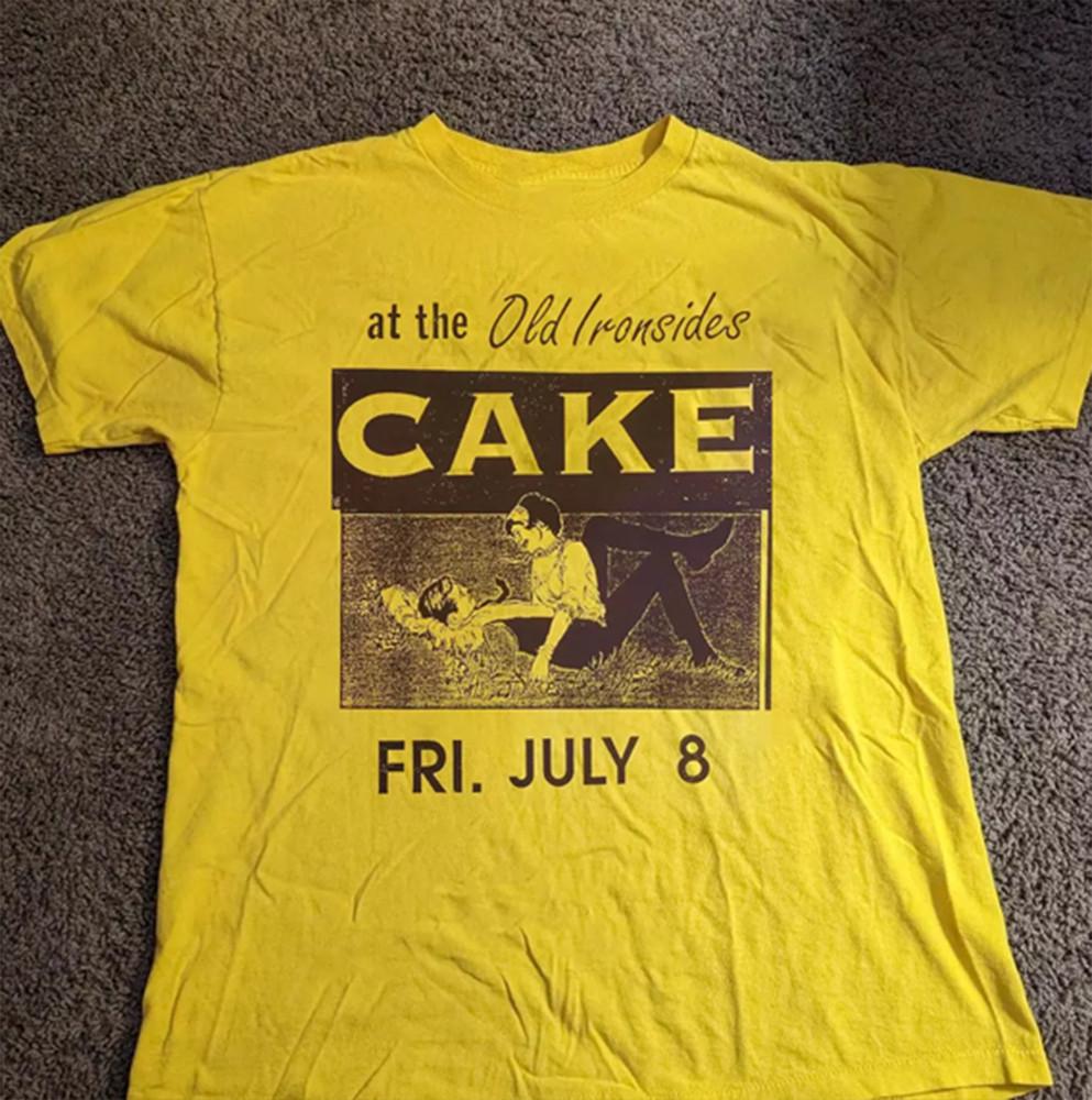 Rare CAKE Band Poster Collection Gift For Fan S to 5XL Yellow T-shirt II854 Unisex T-Shirt XXL