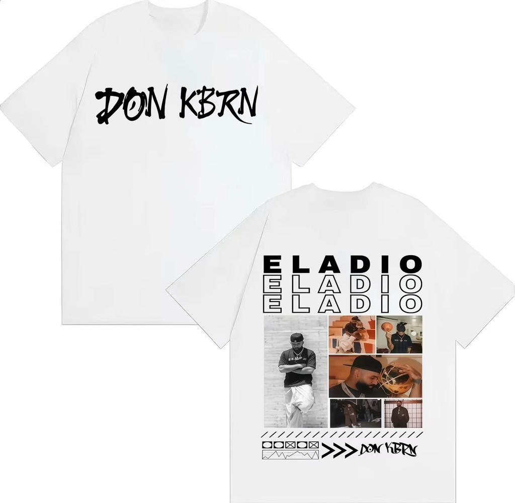 Rapper Eladio Carrion Trendy Album Print ONeck Tshirt Men Hip Hop Tshirt Fashion Luxury Casual Vintage Y2K Tee Streetwear