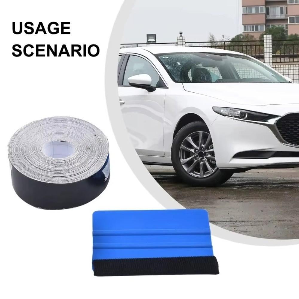 Gloss Black Vinyl Wrap Strip Self Adhesive Car Protection Film Car Wrap Tape Bicycle Accessories